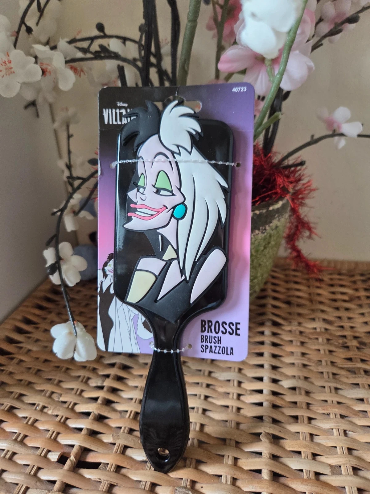 💜Brosse à cheveux Cruella Disney